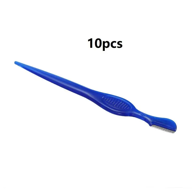 Eyebrow Trimmer Blade Shaping Knife Face Blades Hair Removal Scraper Shaver Woman 10pcs/Lot cosmetic makeup tools eyebrow trimmer blade eyebrow scraper