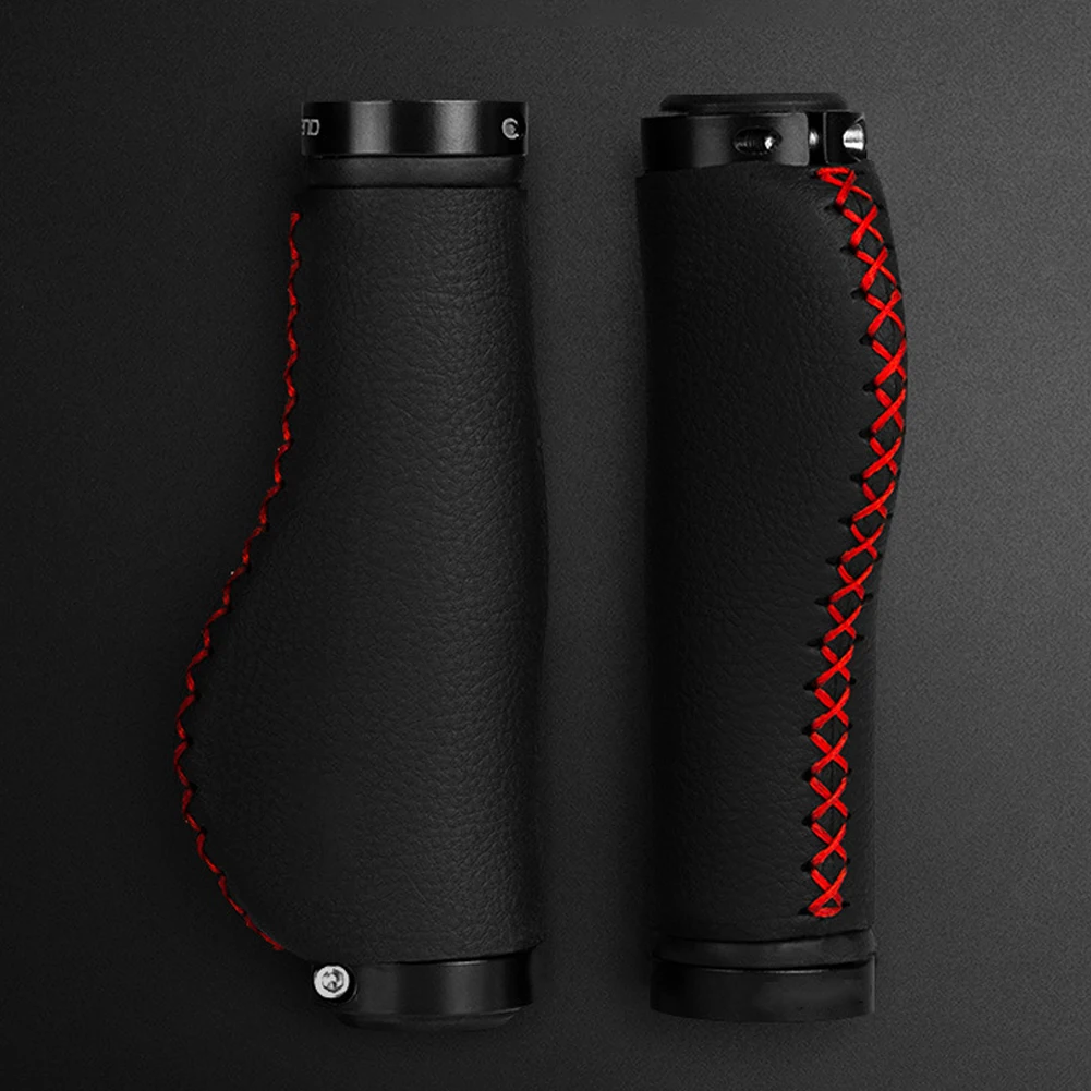 

1 Pair For 22.2mm Mounted Bicycles Wth Ultrafine Leather Bike Handlebars Ergonomic Sponge Handlebar Mountain Bike Accessories