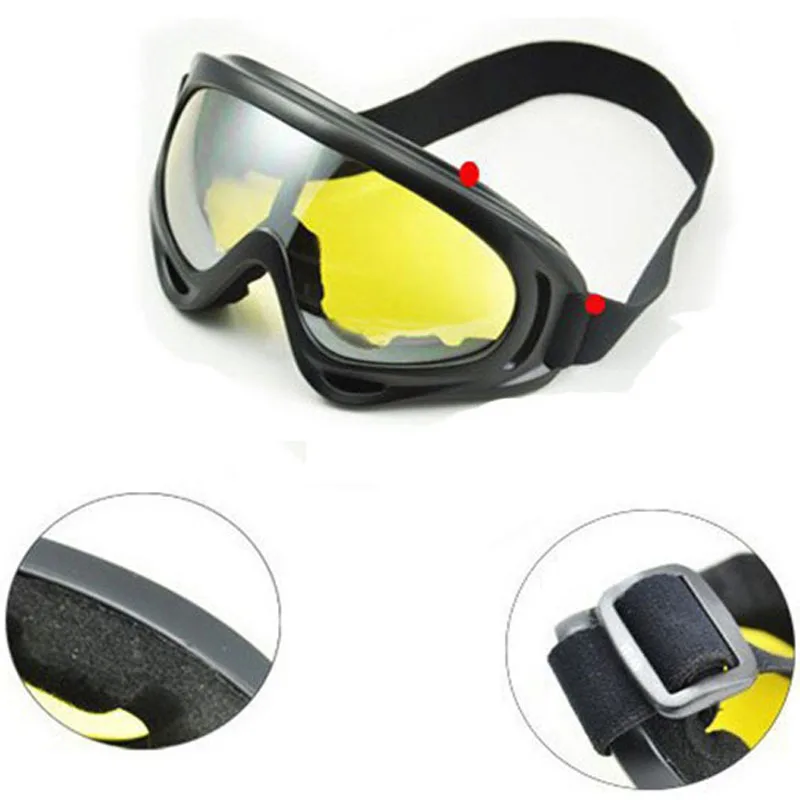 ZABERT Lunettes de ski OTG pour homme et femme, anti-buée pour le ski, le snowboard, la motoneige à effet miroir REVO noir et argenté