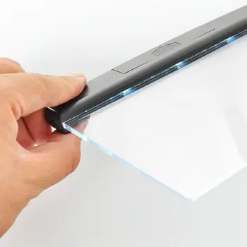 

Portable Ultra-thin Flat Plate Panel Reading Light Students Night Vision Light Eye Protect Battery Plastic Book Light Lamp