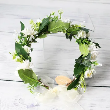

New Style Little Daisy Garland Corolla Hair Band Bride Filming Holiday Hair Bands Garland