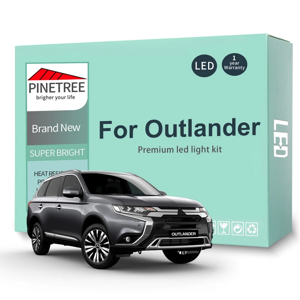 Комплект светодиодного освещения для салона Mitsubishi Outlander 2001-2015 2016 2017 2018 2019 2020 2021
