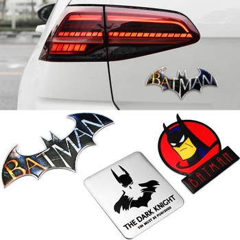 

for BATMAN Badge for Chevrolet Ford Mercedes Volkswagen Hyundai Acura Jeep Alloy Door Side Trunk Sticker Exterior Decoration