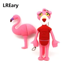 Милый мультфильм Розовая пантера ручка привод Фламинго USB флэш-накопитель 4 ГБ 8 ГБ 16 ГБ 32 ГБ 64 ГБ U диск карта памяти Флешка детские подарки