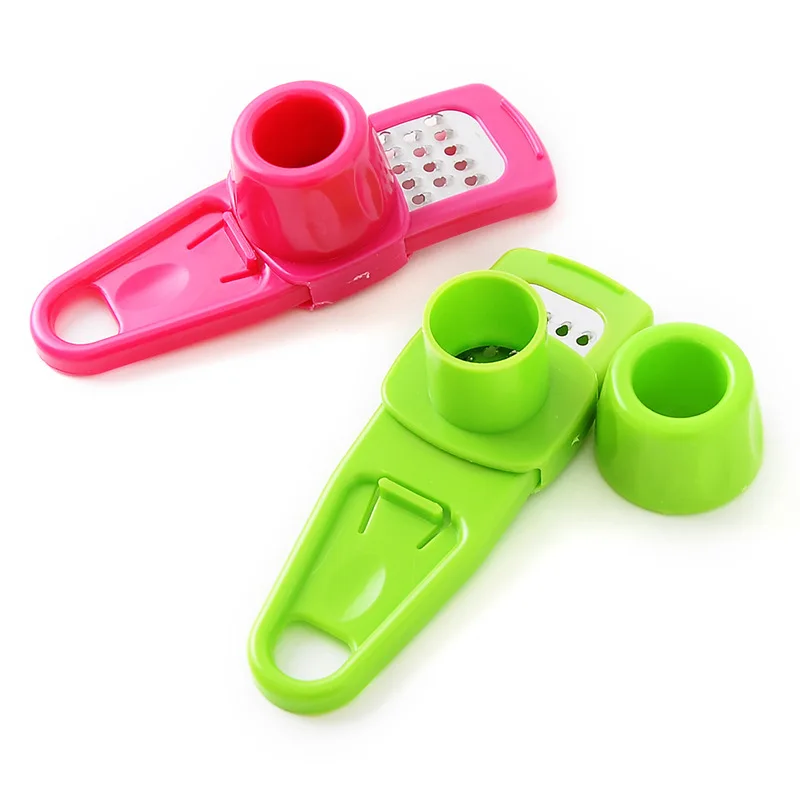 Candy Color Kitchen Accessories Plastic Ginger Garlic Grinding Tool