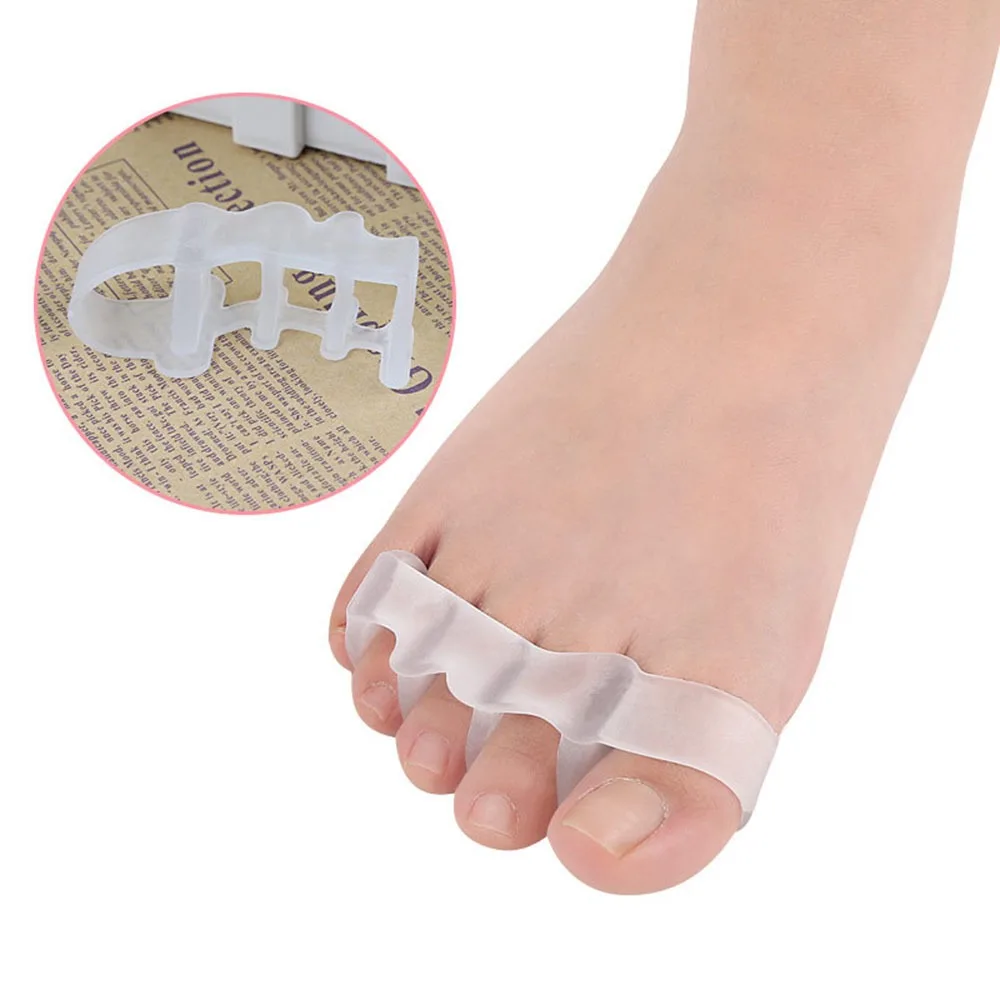 Пара разделителей пальцев для Bunions Plantar Fasciitis Hammer Toes Yoga спортивный корректор ухода