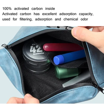 

Odor Proof Bag Pouch Zipper Case Herbs Coffee Tea Oils Smell Proof Container For Herb Odor Proof Stash Container Case Storage