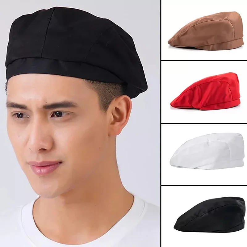 New Fashion Colors Striped Chef Hat Hotel Uniform Cooking Hats Catering
