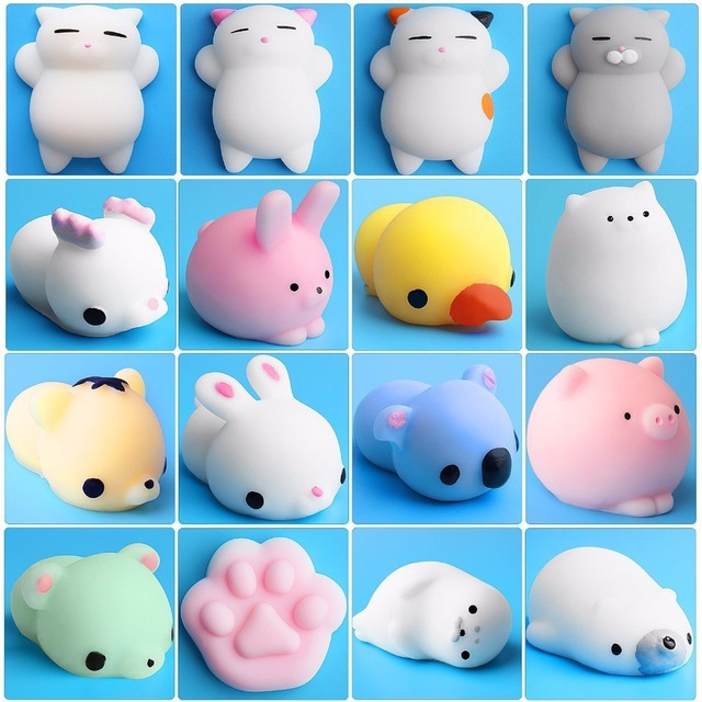 Kawaii Popcorn Unicorn Cake Squishy Donut Fruit Squishi Slow Rising Stress Relief Squeeze Toys for Baby Kids Charisma Gift