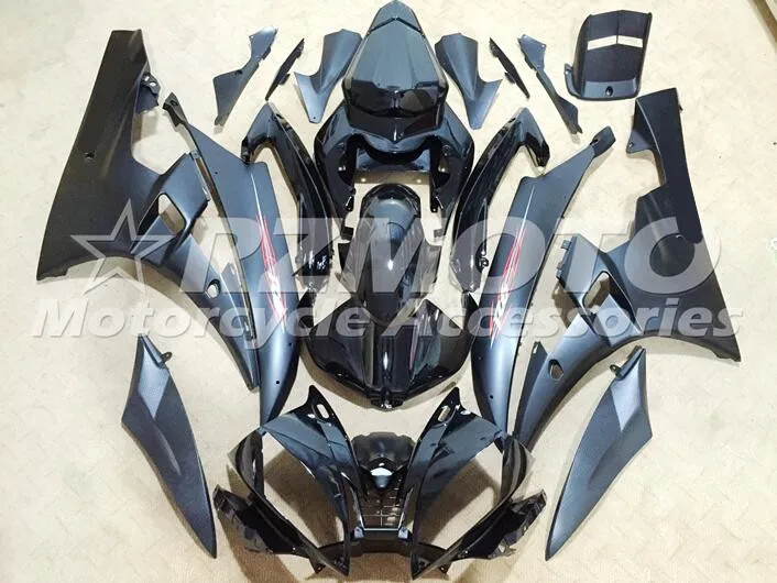 4 подарки Новые ABS полные комплекты обтекателей для YAMAHA YZF-R6 2006 2007 Обтекатели набор YZF R6 06 07 литьевая форма на заказ черный цвет