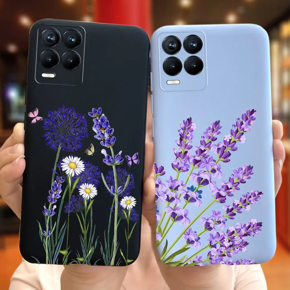 Lavender Sunflower Silicone Luxury Phone Case - Soft TPU Back Cover