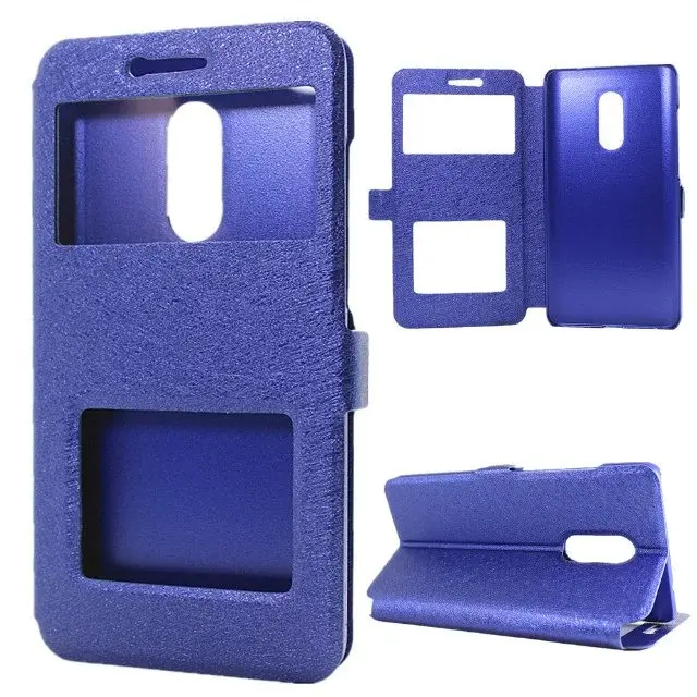 Для Xiao mi Red mi Note 7 7A 6 5 6A 4X4 3 Pro Plus S2 5A 4A 3S кожаный откидной чехол для Red mi Note 7 7A 6 5 4X4 Pro плюс - Цвет: Синий