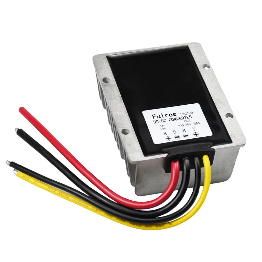 Напряжение регулятор постоянного тока 10-23V Step UP DC/DC 24V 20A понижающий трансформатор 12 V-24 V преобразователь