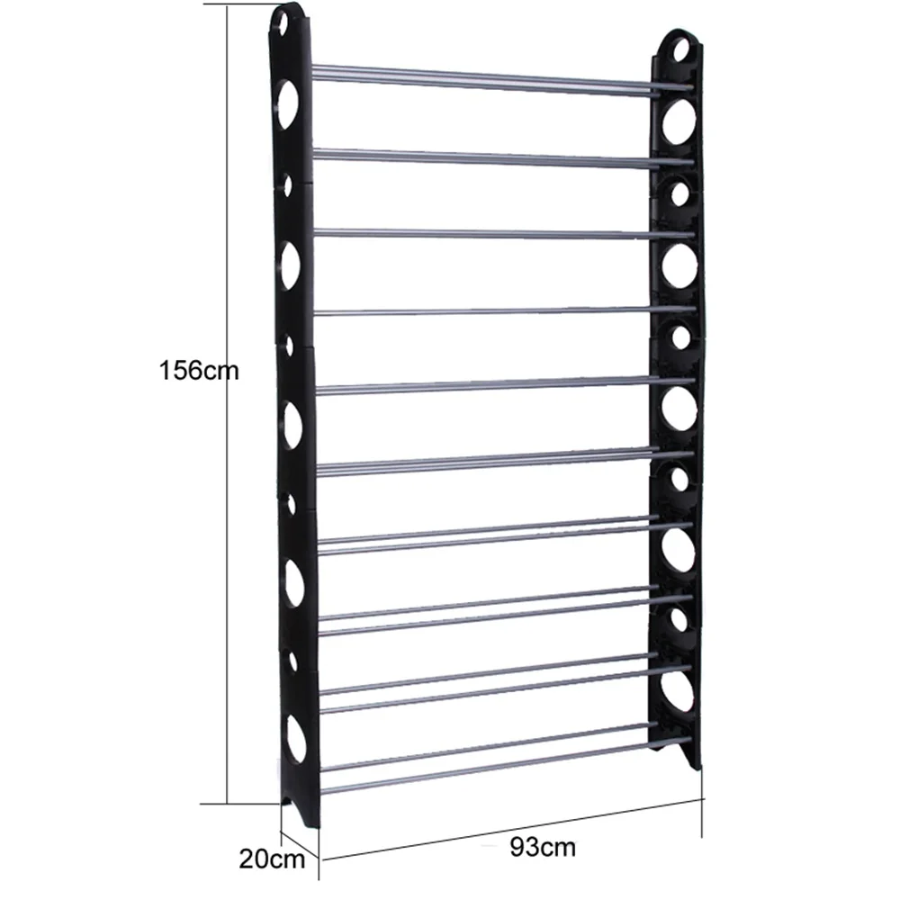 6 \ 4 Tiers Fashion Practical Shelf Shoes Shoe Rack Storage Adjustable Home Bathroom Organizer Stand Cupboard Tower Dropshipping