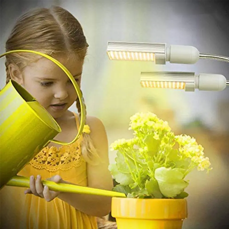 

LED Full Spectrum Grow Lamp for Indoor Plants 15000 Lux Sunlike Gooseneck Light