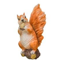 Украшение для двора, имитация, подъем на дерево, МАЛЕНЬКАЯ БЕЛКА, орнамент, оригинальность, искусство и ремесла, скульптура животных из смолы