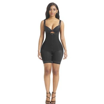 

WonderBeauty Full Body Shapewear Waist Trainer Slimming Shaper Underbust Corset with Zipper butt lifter modeling postpartum
