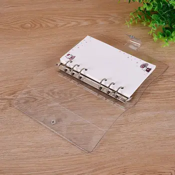 

Notebook A5/A6/A7 PVC School Accessory Sheet File Office Transparent Concise 6 Holes Binder Planner Cover Office Stationery