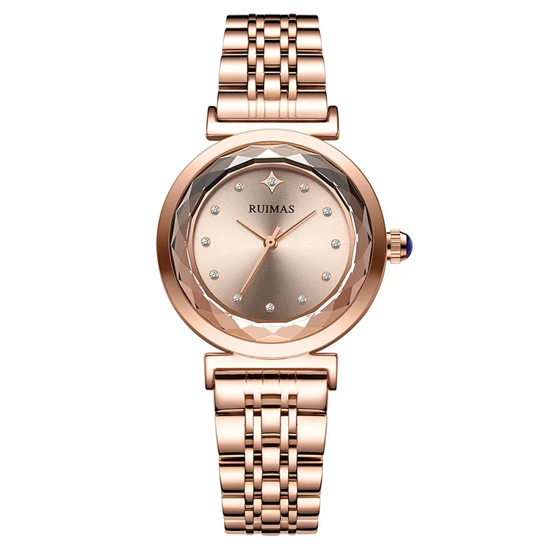 Rose gold-563 Модные повседневные женские часы из розового золота, женские часы от ведущего бренда, роскошные часы из нержавеющей стали, женские часы под платье, женские часы, Relogio Feminino - Цвет: Rose gold-563