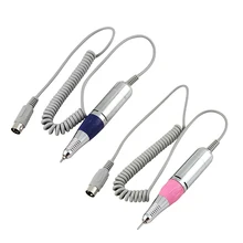 25000-30000 об/мин Дрель Ручка для маникюра Инструменты для ногтей Маникюрный наконечник для электрического маникюрного станка Замена 2 цвета