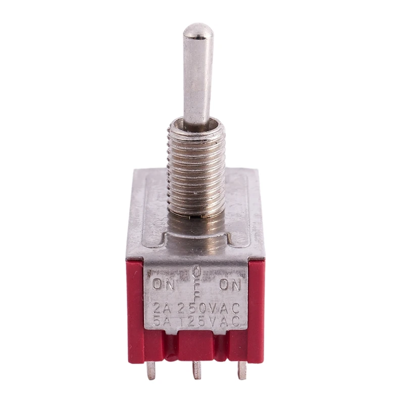 AC 250V 2A 125V 6A ВКЛ./ВЫКЛ./вкл. 4PDT тумблер с водонепроницаемой загрузкой