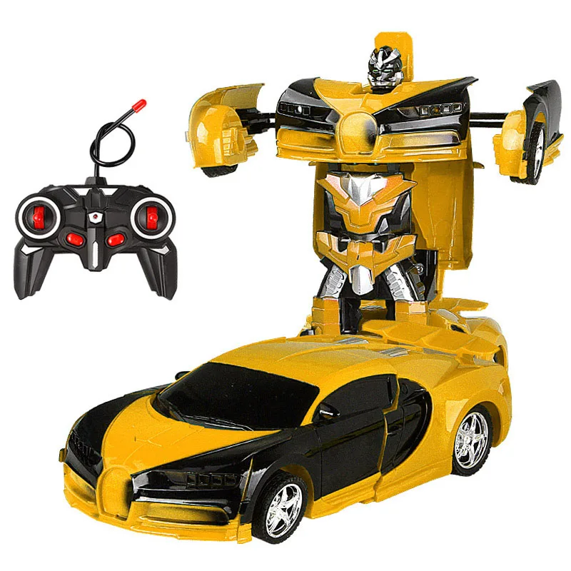 RC Car 24 styles Robots Toys Transformation Robots Sports Vehicle Model  Remote Cool Deformation Car Kids Toys Gifts For Boys remote control car RC Cars