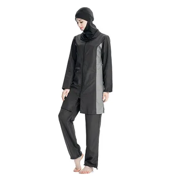 

Costume Swimwear Swimsuit Ladies Long Sleeve Muslim Islamic Full Cover