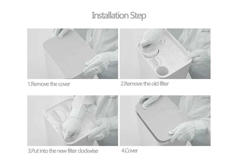 Original Xiao Mi Water Purifier Filter Replacement PP Cotton Activated Carbon Drinking Water Filter 