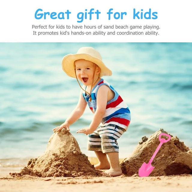 4pcs Kids Beach Toys Funny Shovels Interesting Children Playthings 3