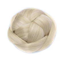 Soowee синтетические аксессуары для волос Головные уборы Клип В Плетеный шиньон черные волосы булочка женщин пончик роликовые накладные волосы