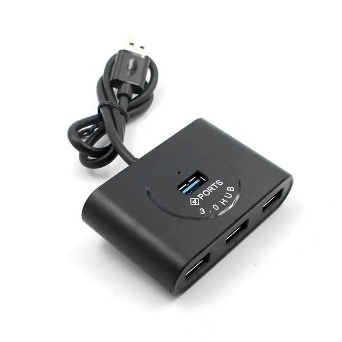 USB 3,0 Суперскоростной концентратор 4 порта USB hub-разветвитель данных концентратор очень легкий и компактный дизайн адаптер с Micro USB