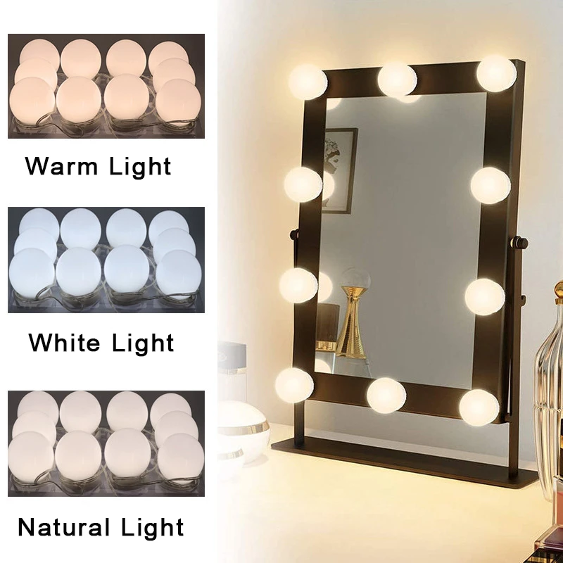 Vanity Led Mirror Light Kit With 4 Bulbs,wall For Makeup Table 評価