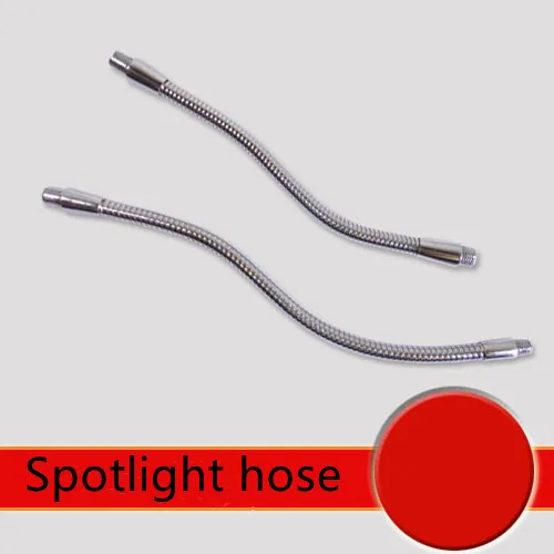 2pcs M6 Black/Chrome M8/M6 Male Screw 100mm/300mm Soft Light Metal Flexible Conduit DIY Gooseneck Hose Serpentine Tube | Лампы и