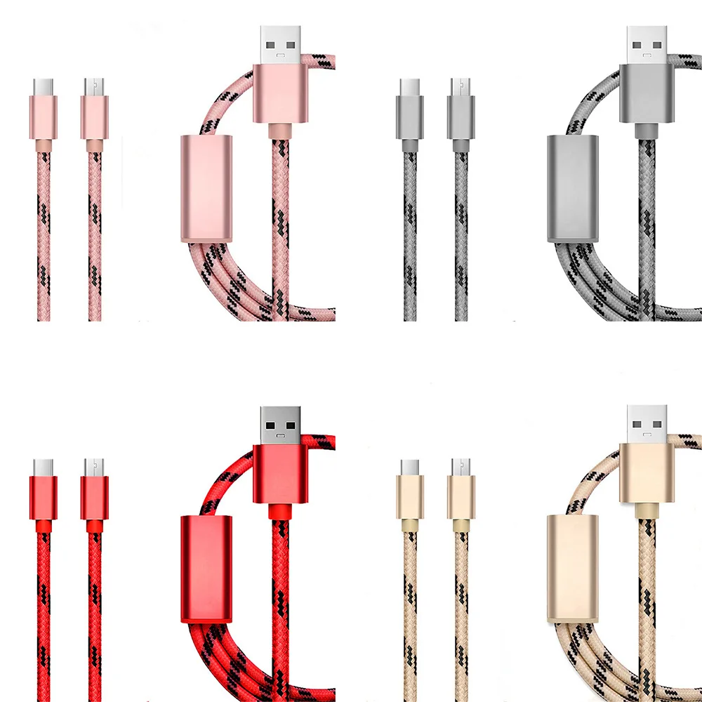

Universal 3 In1 USB Type C Micro USB Data Cable for IPhone Xiaomi Redmi Samsung S8 Mobile Phone Charging Cable Charger Cord
