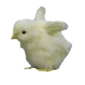 

Simulation Furry Chick Lifelike Plush Chicken Kids Children Sound Toy Gift