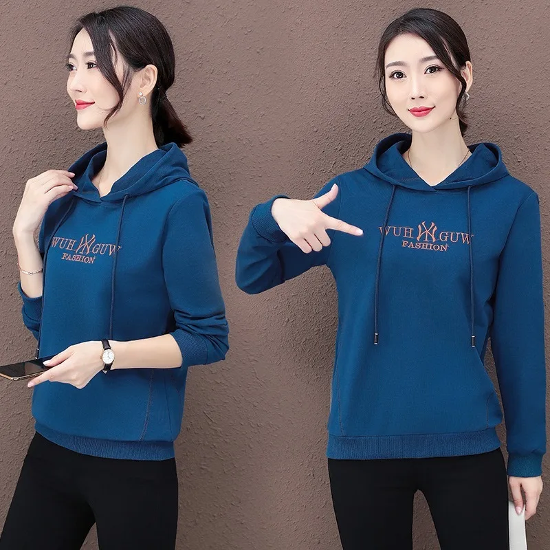 

Oversized Hoodie Women New 2020 Autumn Korean Version Thin Fashion Casual Letter Printing Sweatshirt Tops Long Sleeve Pullovers