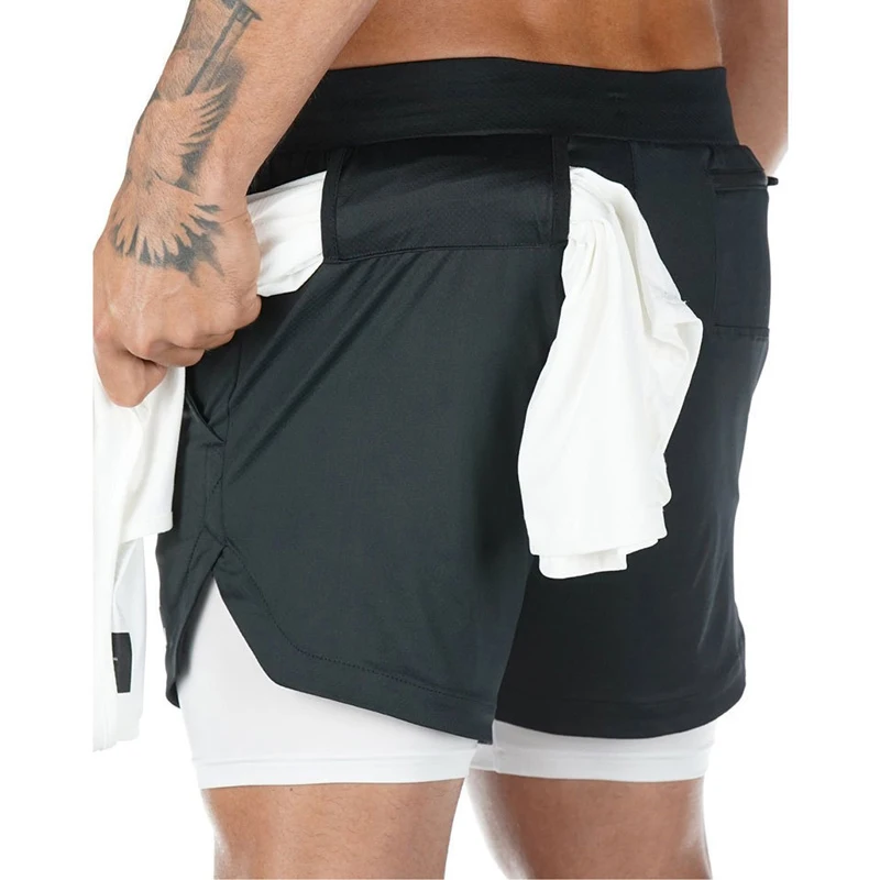 80% OFF Jogger men's sports shorts 2019 summer clothing new men's casual shorts men's overalls shorts gym bodybuilding brand shorts men