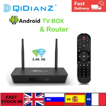 

2020 Smart TV Box X96Link Android 7.1 2GB 16GB Amlogic S905W&SIFLOWER SF16A18 Router Function Android TV Set Top Box pk X96 H96