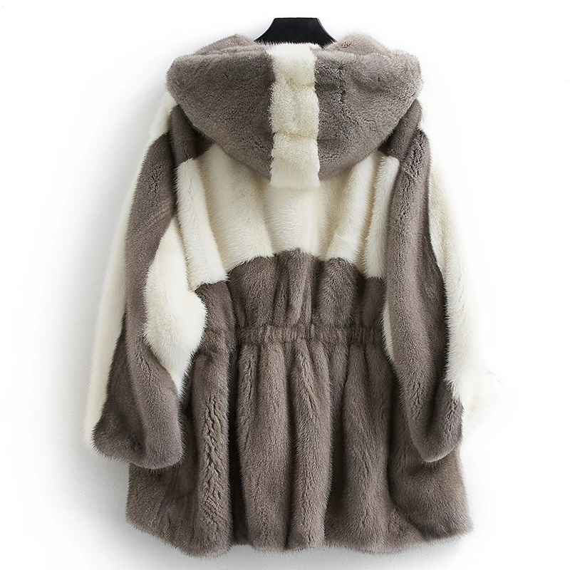 

Mink Real Fur Coat 2020 Winter Jacket Women Luxury Natural Fur Jackets for Women Warm Overcoat Casaco Feminino MY3950 s