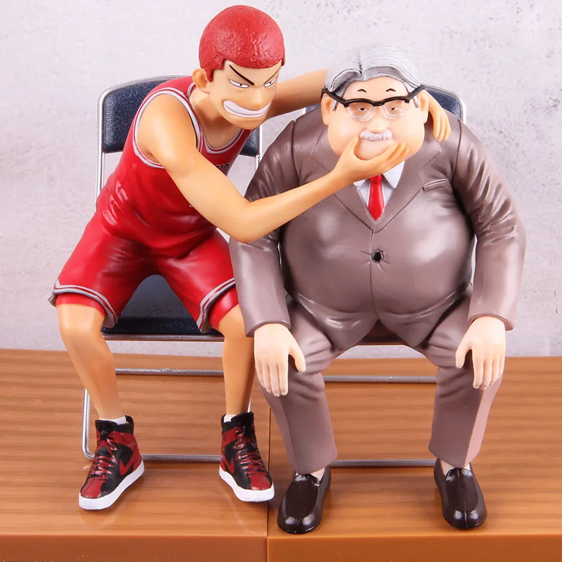 Slam Dunk Hanamichi Sakuragi Shohoku Anzai Sensei фигурка аниме Slamdunk ПВХ Коллекционная модель игрушки украшения куклы