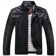 Весенне-осенняя кожаная мужская куртка с воротником-стойкой из овчины повседневная дизайнерская мужская кожаная куртка брендовая куртка из натуральной кожи