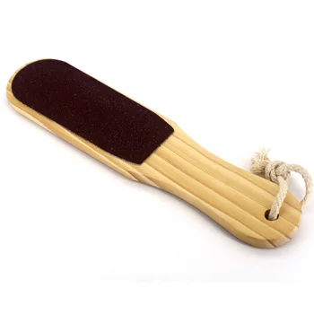 

1 Pc Professional Foot File For Pedicure Wooden Foot Care Tools Double Sided Hard Dead Skin Callus Remover