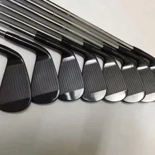 Бренд NewAP3718Iron набор Black718AP3 Гольф железные клюшки для гольфа 3456789Pw(8 шт.) R/S Flex сталь/графит вал с крышкой головки