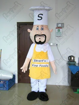 

quality chef mascot costumes professional human cook costumes design OEM party costumes