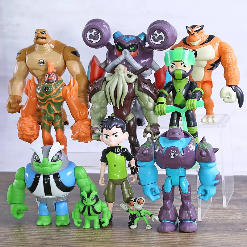 Ben Grey Matter Heatblast Humongousaur Rath Vilgax Mini Action Figures Toys Gift for Kids 11pcs/set | Игрушки и хобби