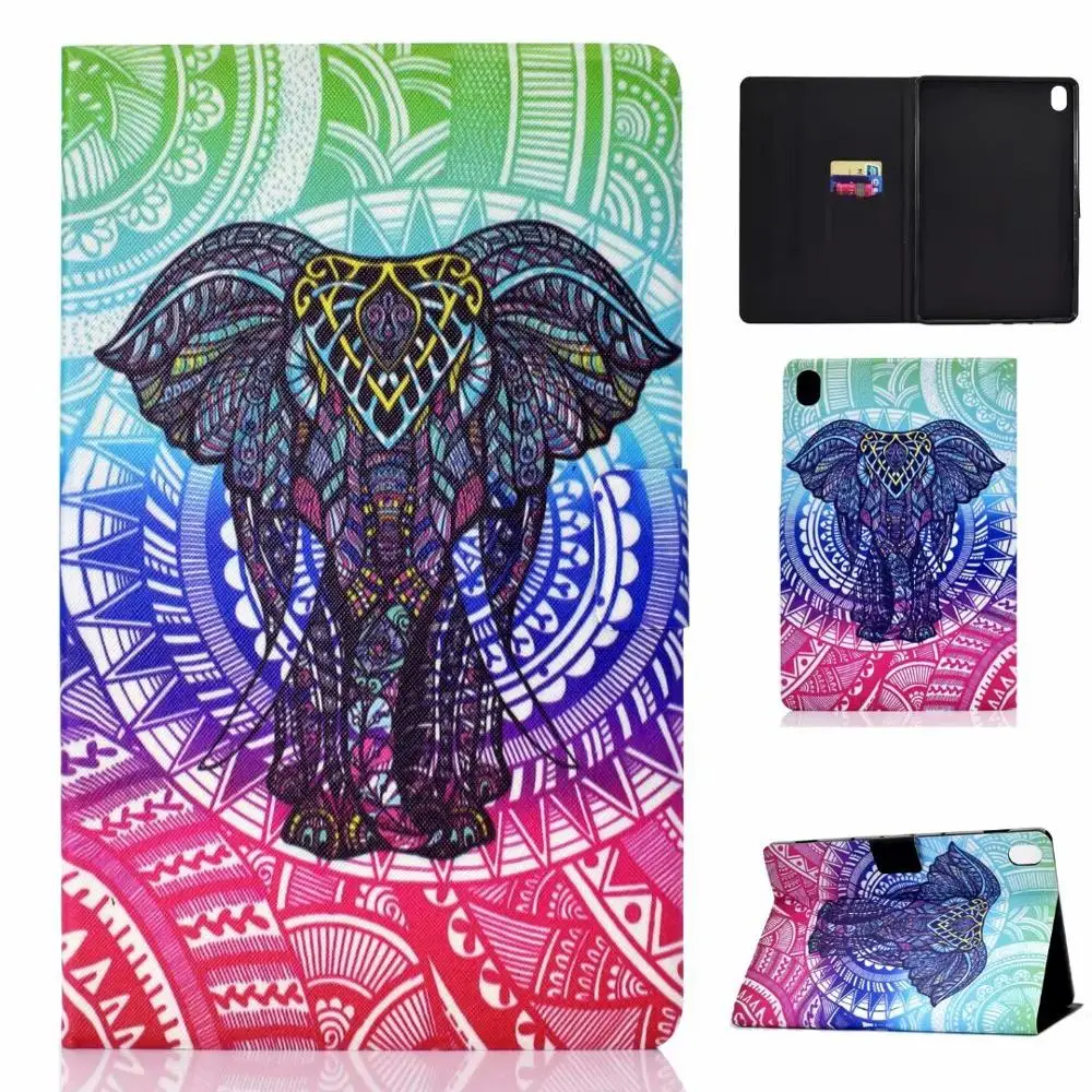 14 Lovely Children Cartoon PU Leather Magnet Smart Tablet Case for Huawei Mediapad M6 10.8 Inch Flip Stand Cover Funda+Pen - Цвет: 14