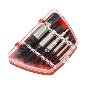 

6 pcs/set Damaged Screw Extract Rusted Broken Extractor Broken Breakage Head Nuts Remover Waterproof Extractor Drill Tool