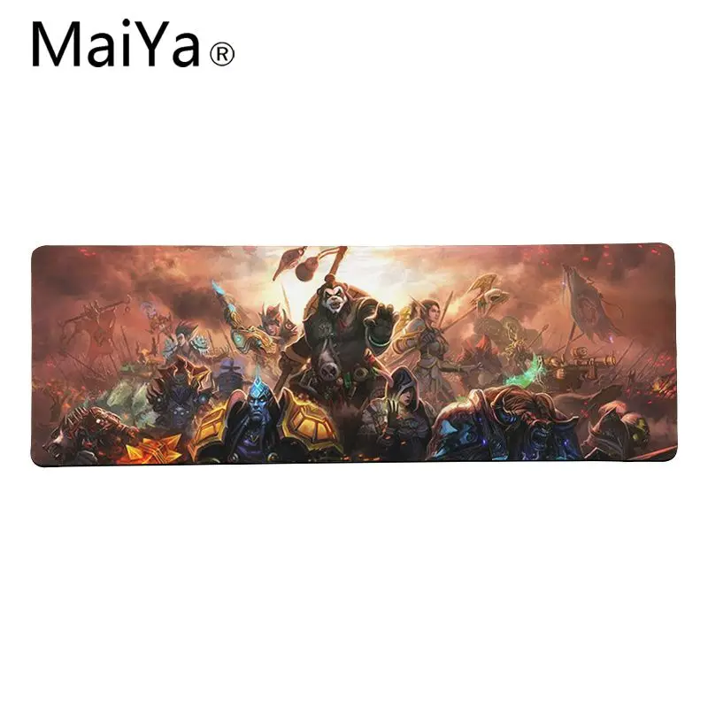Maiya высокое качество World of Warcraft WOW резиновый ПК компьютерный игровой коврик для мыши большой коврик для мыши клавиатуры коврик
