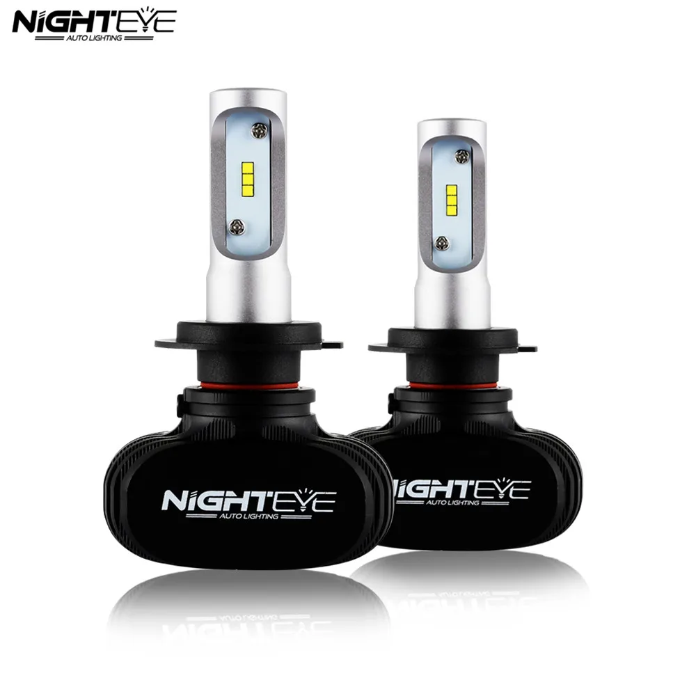 Nighteye Автомобильный светодиодный фонарь 50 Вт 8000лм 6500 к H4/9003/HB2 Hi/Lo 9006/HB4 луч света IP68 H1 противотуманные фары H11 H7 светодиодный свет