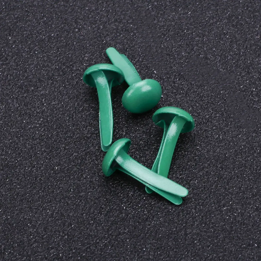 8X12mm Green Ballerina Nail Tips Health& Beauty Makeup Mini Brad Decorative Nails 50PCS Fake Nails Round for for Nail Tips Beauty Scrapbook - Цвет: 8X12mm Green